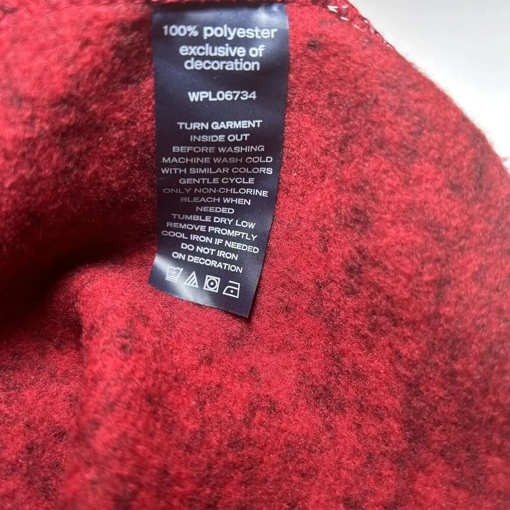 NWT Nautica Jaxon Nautex Youth Size Large 14/16 Red Full Zip Sleeveless Vest